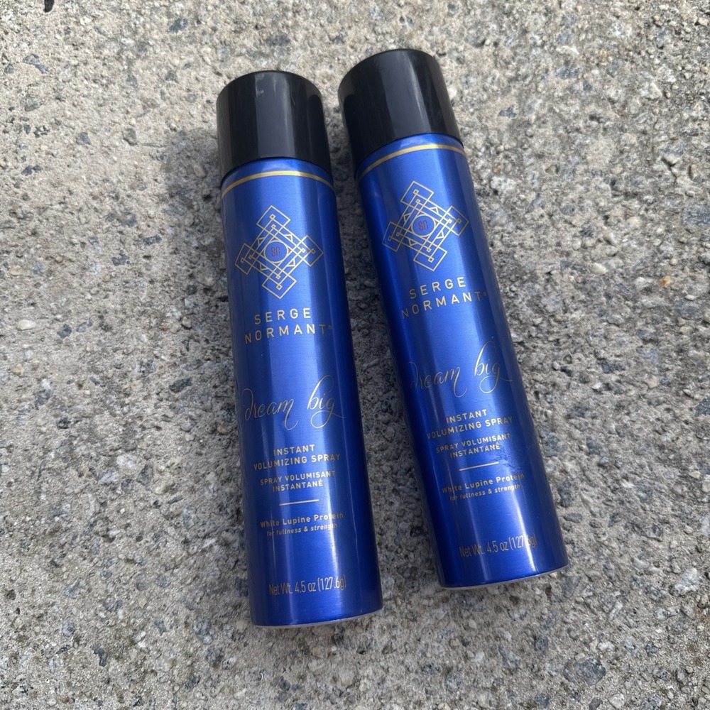 Serge Normant Dream Big Instant Volumizing Spray 4.5 oz. ea.    (LOT OF 2)  NEW